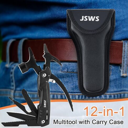 Christmas Gifts for Dad from Daughter Son Gifts for Men-Multi tool Camping Hiking Survival Gear 12-in-1 Hammer Multitool Cool Gadgets for Men-Christmas Stocking Stuffers for Men Dad Mens Gifts in Saudi Arabia