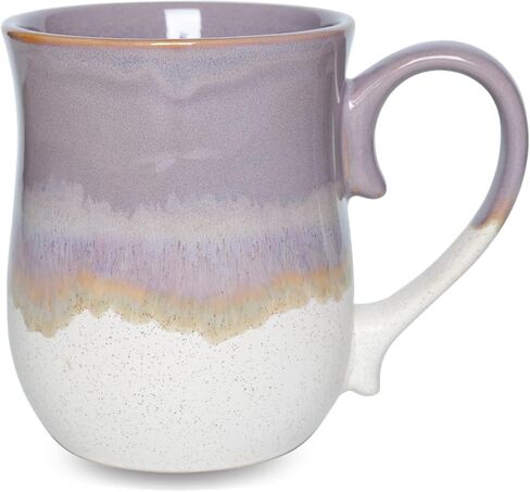 Bosmarlin Large Ceramic Coffee Mug, 20 Oz, Big Tea Cup for Office and Home, Dishwasher and Microwave Safe(20 Oz, Deep Blue) in Kuwait