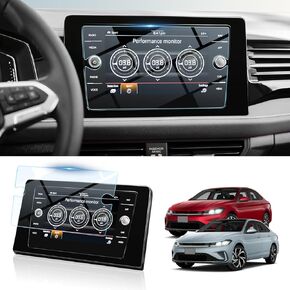 BIBIBO 2024 2025 Jetta Screen Protector for 2024 2025 VW Jetta (SE, SEL, GLI Autobahn) 8"Touchscreen Display [Tempered Glass Anti Glare Anti-Scratch Ultra-Clear] 2024 2025 Volkswagen Jetta Accessories 2025