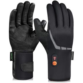 Heated Gloves for Men Women, Rechargeable Waterproof Heated Work Gloves with Arthritis Raynaud's Relief for Ski Hiking Driving