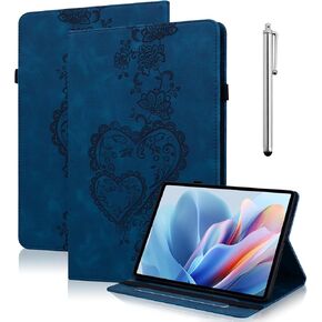 Case for Amazon Kindle Fire Max 11 (13th Generation, 2023 Release) 11 ", Embossed Premium PU Leather Shockproof Stand Case with Card Slot & Pen Holder for Kindle Fire 11 Tablet