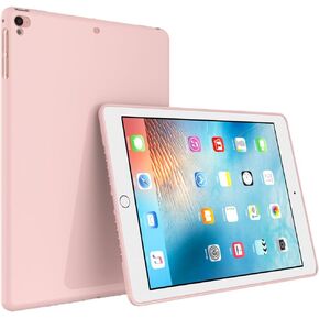 Callyue Slim Case for iPad Air 2 / Air/iPad Pro 9.7 Inch, Ultra Thin Lightweight Matte Soft Flexible Frosted TPU Skin Bumper Back Cover Shell,Pink