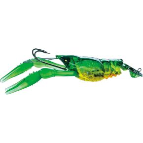 Yo-Zuri 3DB Crayfish Slow Sinking Lure, Prism Green, 3-Inch