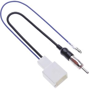 Car Aftermarket Radio Antenna Adapter Vehicle Aerial Stereo Converter Cable Compatible with LX5 70, FR-S, BRZ, Legacy, Impreza, Outback, XV Crosstrek, DIN (Motorola Type) to Antenna Terminal