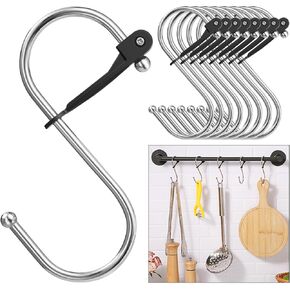 S - السنانير للتعليق ، 8pcs 3.5 بوصة السنانير على شكل حظر الشوكي على شكل خزانة ، مطبخ in Kuwait