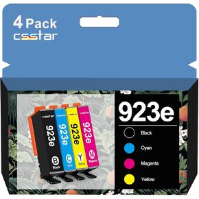 923e Ink cartridges Compatible Replacement for HP OfficeJet Pro 8120/ 8120e/ 8123/8130/ 8124e/ 8122e Printers(4 Pack, BK/C/M/Y)