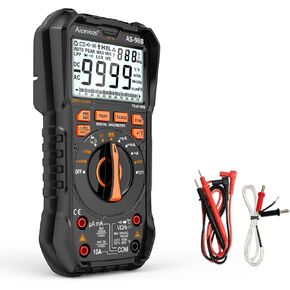 Multimeter Digital Multimeter, 60000 Counts DC AC Voltmeter and Ohm Volt Amp Tester, Auto-Ranging Fast Accurately Measures Voltage Current (DC/AC Current)