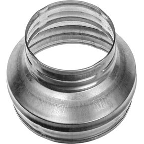 12" to 8" Duct Reducer with Rubber Gasket Round Reducer Duct Fitting Pipe Increaser Reducer Made from Galvanized Steel (Drain, Waste and Vent) Reducing Coupling (12 to 8 Inch)