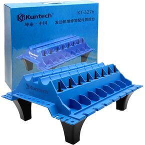 Engine Cylinder Head Component Repairing Organiser Valves Standing Set, Camshaft shelving Tool, Blue