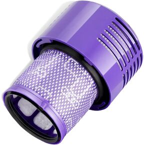 استبدال المرشحات لسلسلة Dyson V10 Cyclone ، الإعصار ، المطلق ، الإعصار ، النظيف الكلي ، الإعصار ، الحيوانات ، Motorhead ، SV12 ، يحل محل الجزء #969082-01 (2 مرشحات حزمة + 2 فرشاة الحزمة)