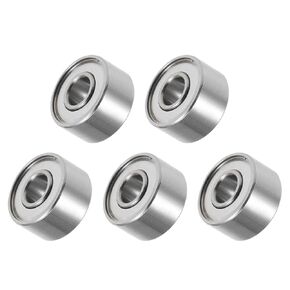 METALLIXITY Deep Groove Ball Bearings (693ZZ, 3mm x 8mm x 4mm) 20Pcs, Carbon Steel Double Shielded Industrial Bearings - for Industrial Micro Motor