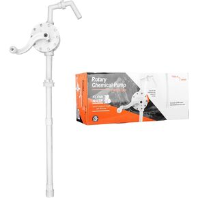 TERA PUMP DEF Rotary Vane Drum Barrel Pump, 10 GPM, Compatible with Drums From 30-55 Gallons, Included Adapter to fit NPT Theads on Barrels.