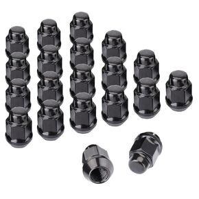 M14x1.5 Lug Nuts - Compitable with Chevy Silverado & Tahoe GMC Sierra 1500 Buick Dodge Cadillac Chrysler (24pack:1-3/4in heigh, Chrome, M14*1.5)
