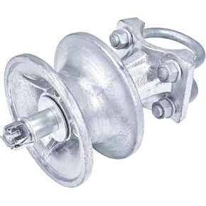 Sliding Gate Rollers Cantilever Roller for 4" Round Post, 2-3/8" or 2-1/2" Chain Link Fence Gate Frame, Pack of 2