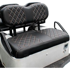 NOKINS Golf Cart Diamond Seat Covers Kit, Fit EZGO Freedom TXT T48 2014+ Ordinary Front Seat Cushion, Golf Cart Vinyl Seat Cover, No Nails Required in Saudi Arabia