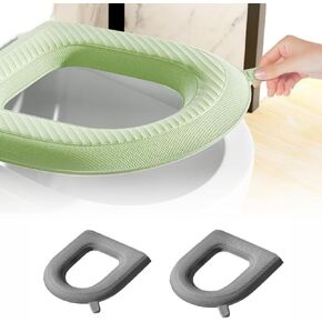 Waterproof Toilet Seat Cushion, 2024 New Toilet Seat Cover Pads, Reusable Waterproof EVA Toilet Seat Cushion, Padded Toilet Seat, Washable Toilet Cover Seat Pad for Home Hotel (4 Color)