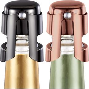 5 Funny Wine Stoppers - Perfect as Wine Accessories or Wine Gifts for Women - Set of 5 Funny Silicone Wine Bottle Stopper. A Great Christmas Gifts For Women Or Men. Better Than Wine Corks.