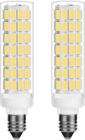 E11 LED Bulb 8W 800LM 100W مكافئ ، JDE11 Mini Candelabra LED Bulb Dimmable ، White White 3000K ، JDE11 120V 100W LED لحزمة إضاءة قلادة سقف من 2 (أبيض دافئ) in Kuwait