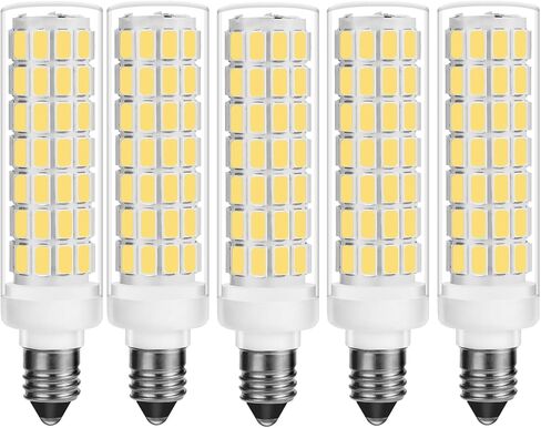 E11 LED Bulb 8W 800LM 100W مكافئ ، JDE11 Mini Candelabra LED Bulb Dimmable ، White White 3000K ، JDE11 120V 100W LED لحزمة إضاءة قلادة سقف من 2 (أبيض دافئ) in Kuwait