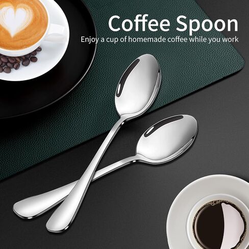 6.3 Inch Bamboo Spoons, Small Wooden Eating Spoons, Tiny Wood Honey Teaspoon for Coffee and Tea, Little Wooden Spoons For Daily Use (3 PCS) in Saudi Arabia