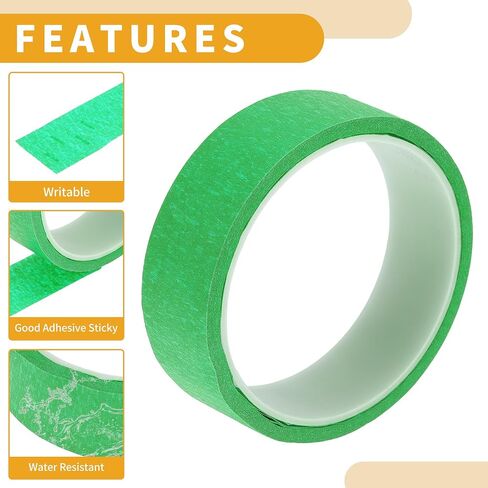 1 PC 0.6 بوصة × 10.9 ياردة الشريط الرسمي العالمي - DIY CAR Auto Paint for Scing No Residue - Crepe Paper Red in Kuwait