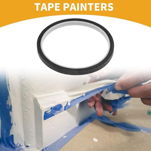 1 Pc 0.6 Inches x 10.9 Yards Universal Painters Tape - DIY Car Auto Paint for Masking Tape No Residue - Crepe Paper Red in Saudi Arabia