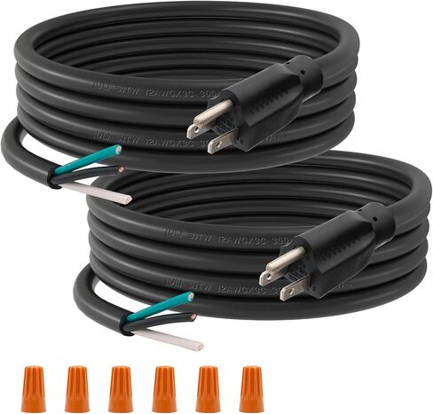 GAUGE 12 GAUGE 6 FET 3 PRONG POWER CORD مع ثلاثة طرف برغي in Kuwait