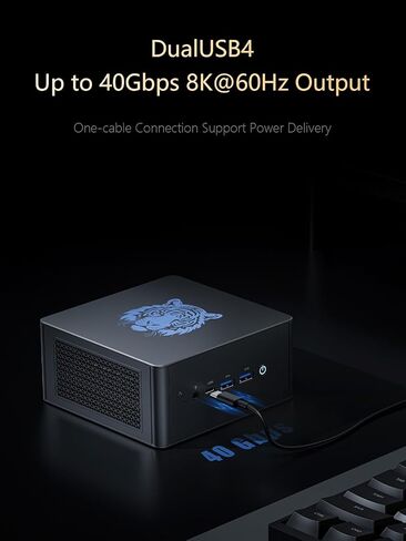 MINISFORUM X1-255 Mini PC AMD Ryzen 7 255(8C/16T) 32GB DDR5 512GB SSD Desktop Computer, HDMI2.1|DP2.0|2xUSB4 Video Output, 1x Oculink Port, 2.5G RJ45 Port/WiFi7/BT5.4, Radeon Graphics Micro PC in Saudi Arabia