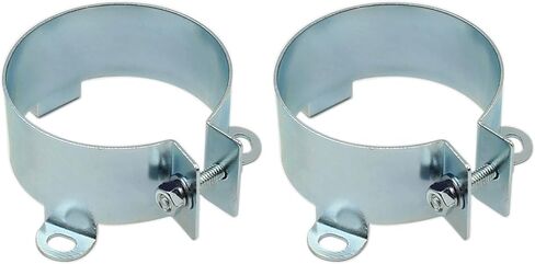 2pcs Capacitor Bracket Clamps Holder Clap 50mm 65mm 75mm 90mm Mounting Clip,Metal in Saudi Arabia
