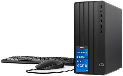 HP Pro Tower 290 G9 Business Desktop, 12th Gen Intel i7-12700 Processor, 64GB RAM, 1TB PCIe SSD, 2-Monitor Support 4K, HDMI, VGA, Wi-Fi, Windows 11 Pro, Black in Saudi Arabia
