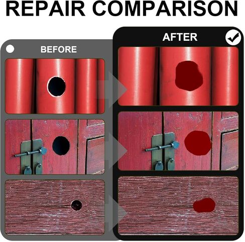 Epoxy Putty - 16 oz White Epoxy Wood Filler, 2-Part Stainable Epoxy Filler Structural Wood Epoxy Putty Kit, Wooden Floor Furniture Repair for Repairing and Bonding Damageed Wood in Kuwait