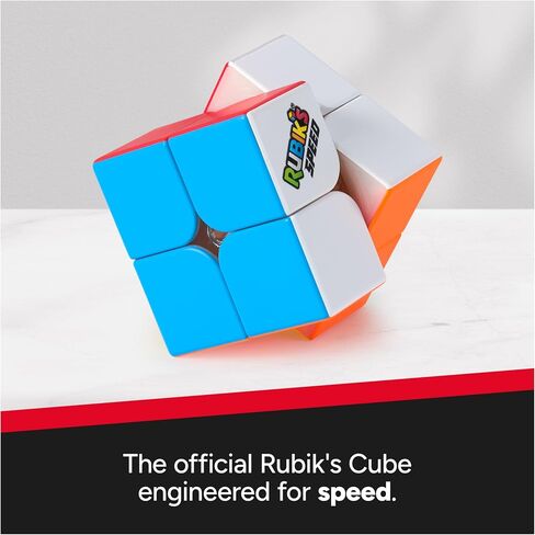 Rubik’s Cube, 3x3 Magnetic Speed Cube for Super Fast Solves, Problem-Solving Challenging Brain Teaser Fidget Toy for Adults & Kids Ages 8+ in Saudi Arabia