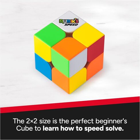 Rubik’s Cube, 3x3 Magnetic Speed Cube for Super Fast Solves, Problem-Solving Challenging Brain Teaser Fidget Toy for Adults & Kids Ages 8+ in Saudi Arabia