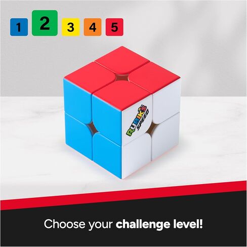 Rubik’s Cube, 3x3 Magnetic Speed Cube for Super Fast Solves, Problem-Solving Challenging Brain Teaser Fidget Toy for Adults & Kids Ages 8+ in Saudi Arabia