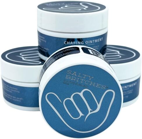 Salty Britches® Chafing Ointment | Protective Barrier Against Chafing and Irritation | Provides Soothing Relief for Skin Irritation (0.5oz Jar Pack of 2) in Kuwait