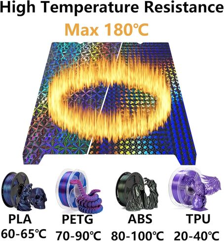 Camouflage+Black Forged Carbon Fiber 3D Printer K1 K1C Sheet 235x235m,Smooth Spring Steel Build Plate (no Base) for Creality K1/K1C/Neo/Ender 5 S1/Ender 3 S1 Pro/Ender 3 S1/Ender V3 KE/SE in Kuwait