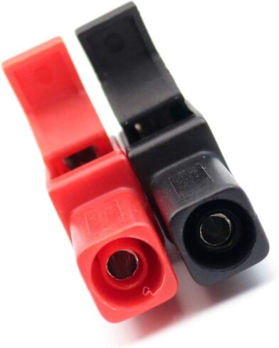 AC262 Testing Probe Insulated Alligator Crocodile Clip Clamps 4mm Banana Plug Socket (1) in Kuwait