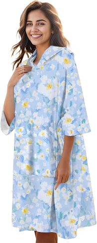 KFUBUO Plus Size Beach Cover Up for Women 2023 Beach Robe Summer Beach Dresses Swimsuit Cover Ups with Pockets Purple in Kuwait