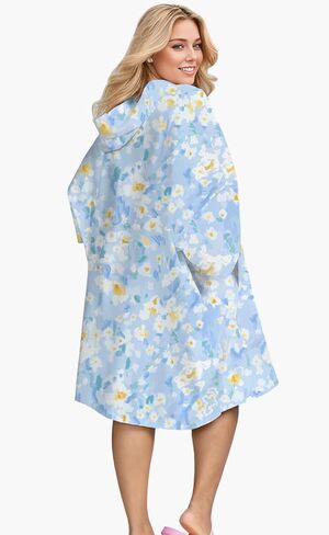 KFUBUO Plus Size Beach Cover Up for Women 2023 Beach Robe Summer Beach Dresses Swimsuit Cover Ups with Pockets Purple in Kuwait