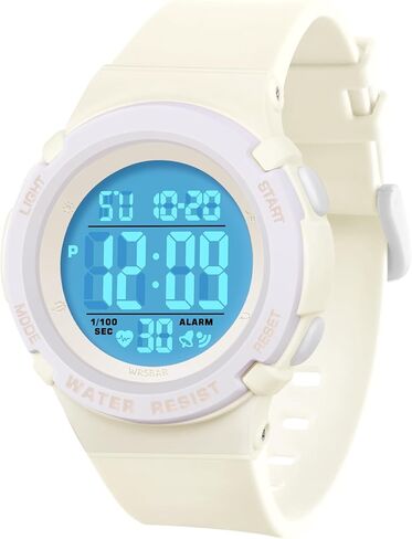 Digital Light Up Watch for Boy and Girl,Kids Watch Ages 7-16,Waterproof 5 ATM, School,Outdoor,Sports Children Watch in Kuwait