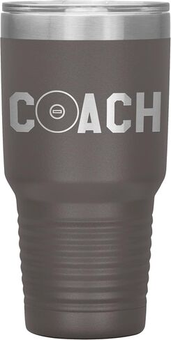 مدرب المصارعة Tumbler - هدية مدرب المصارعة 30 أوقية معزولة معزولة محفورة من الفولاذ المقاوم للصدأ كأس مدرب المصارعة الأسود in Kuwait