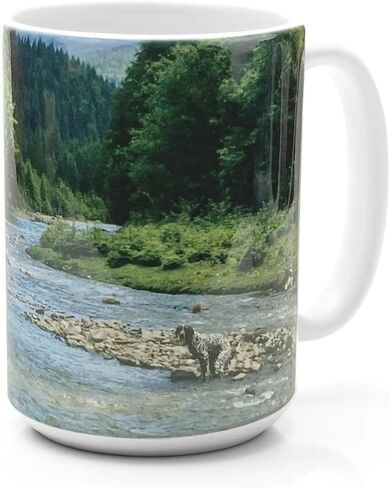 Prank-O Dog Poop مزحة Winterscape Mug-عندما تستدعي الطبيعة: الحرية المتدفقة ، القدح الجدة الموهبة للممحدين ، هفوة مزحة ، مزحة ، القدح السيراميك لجميع الأعمار ، 15 أوقية in Kuwait