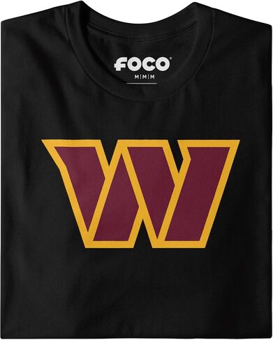 FOCO Men's NFL Team Black Primary Logo Long Sleeve T-Shirt in Kuwait
