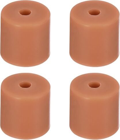 meccanixity 4pcs سرير السيليكون يركع طابعة ثلاثية الأبعاد السرير السرير تسوية السيليكون عمود السيليكون 18 ملم للطابعة ثلاثية الأبعاد بنية in Kuwait