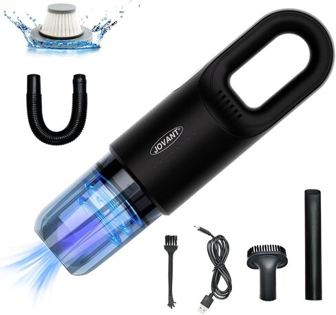Handheld Vacuum Cleaner for Sofa and Car,Hand Held Vacuum with Filter,Car Hoovers Cordless Powerful 12000PA for Carpet,Pet Hair and Bed (White) in Kuwait