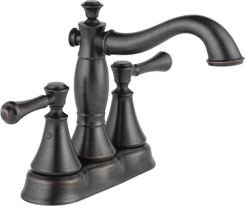 Delta Faucet Cassidy Centerset Bathroom Faucet Chrome, Bathroom Sink Faucet, Metal Drain Assembly, Chrome 2597LF-MPU in Kuwait