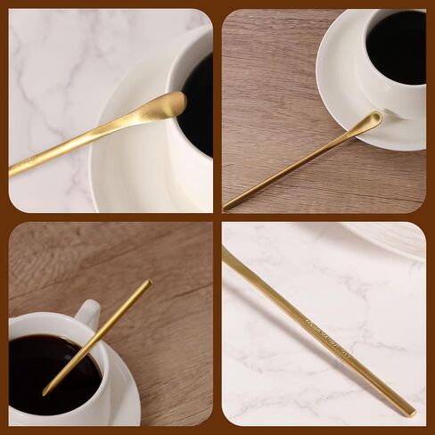 IMEEA Coffee Stirrers Demitasse Espresso Spoons SUS304 Stainless Steel Coffee Stir Sticks 5.9-Inch Tea Spoon, Set of 4 in Kuwait