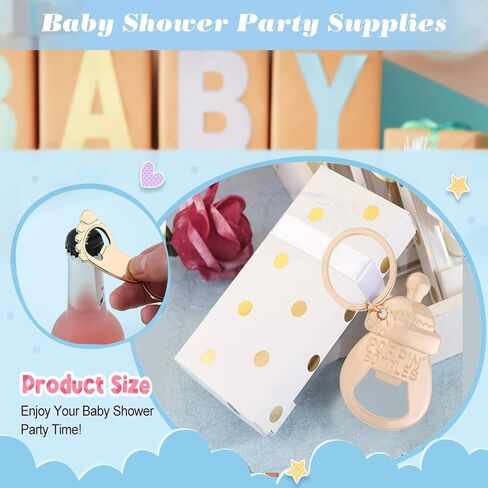 24PCS Poppin Keychain Baby Openers for Baby Shower Party Favors Return Gifts for Guests,Baby Shower Party Decor or Baby Birthday Souvenirs Game Prizes Gender Reveal Party Supplies (Multi-Pink) in Saudi Arabia