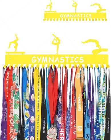 White Medal Hanger Display She Believed she Could so she did Running Medal Holder Display - 16" Long Medal Rack Sturdy Wall Mount Medals Easy to Install in Kuwait