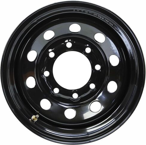 WINDA Trailer Tire Wheel Assembly ST205/75R15 8-Ply D 107L 5 Lug on 4.5" PCD Black Mod Rim,SET 2 in Saudi Arabia